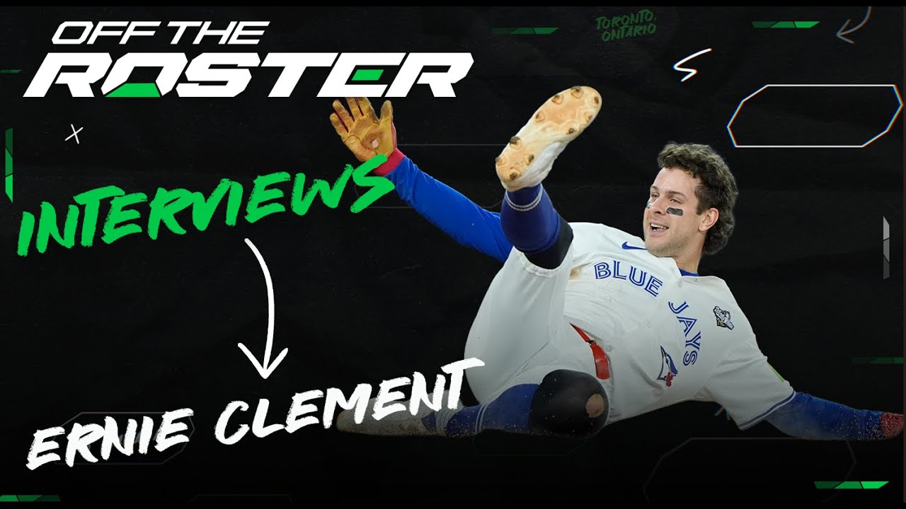 Ernie Clement talks World Series, Bo's Wedding, and Dylan Cease | Off The Roster Interview #bluejays