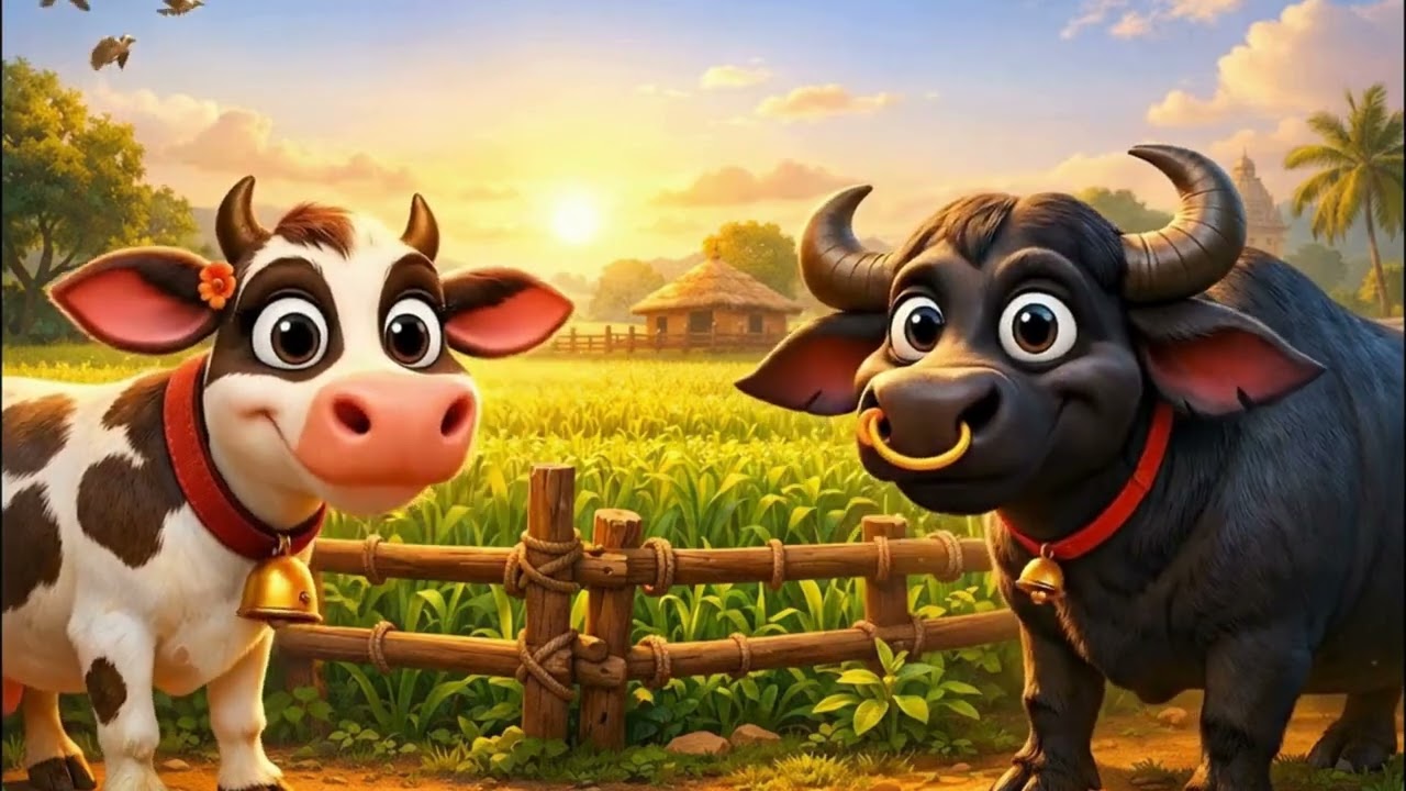 गावची Gossip Queens 😂 | Cow vs Buffalo Funny Village Comedy | Marathi Short Film