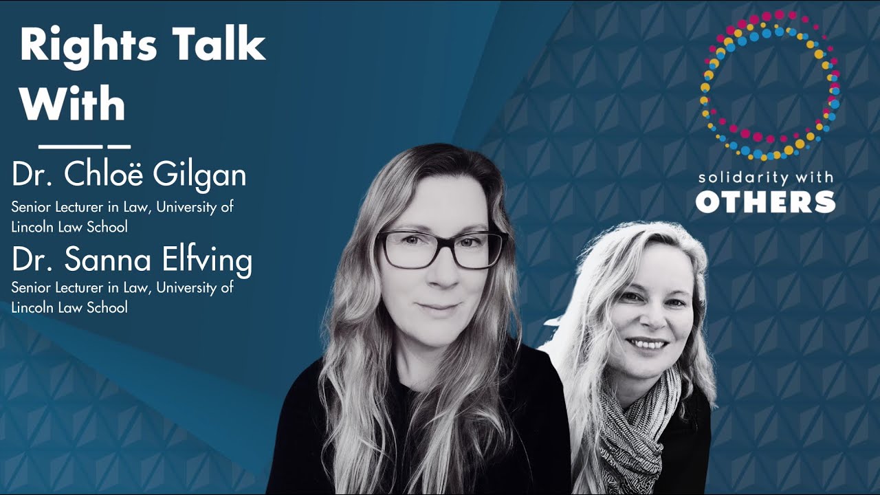 #RightsTalk - Episode 12:  Dr. Sanna Elfving and Dr. Chloë McRae Gilgan
