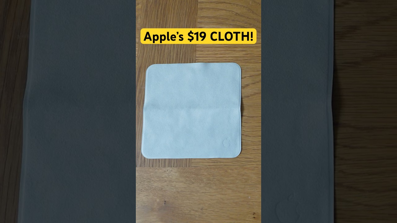 Салфетка для полировки Apple за 19 долларов против тряпки за 1 доллар!