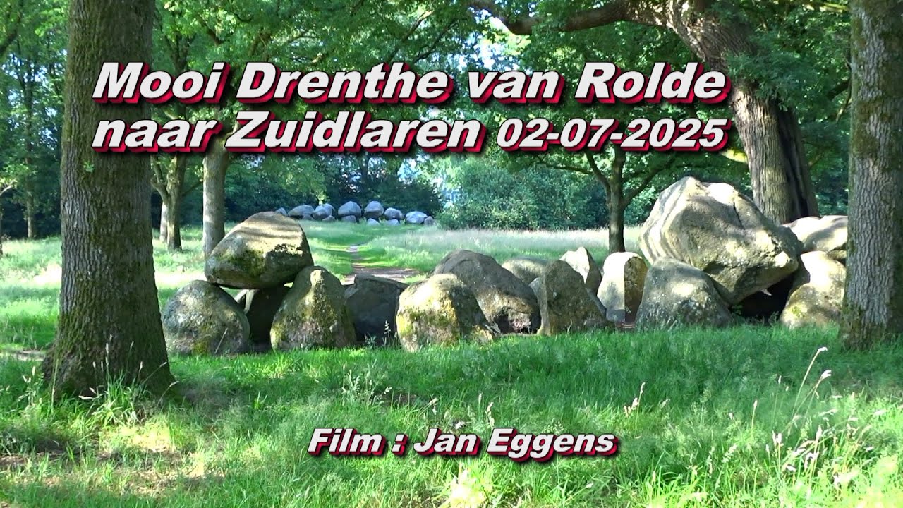 Mooi Drenthe van Rolde naar Zuidlaren 02 07 2025