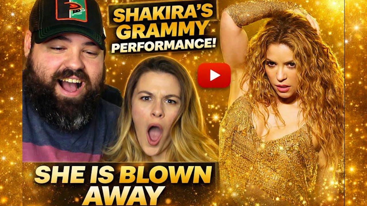 Showing my wife Shakira's Grammy Performance for the first time!