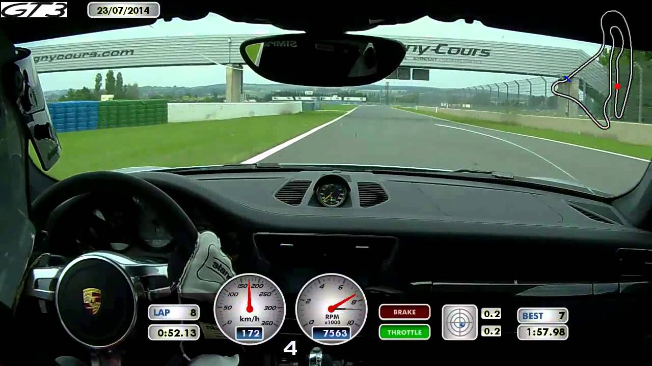 Porsche GT3 991 Magny Cours