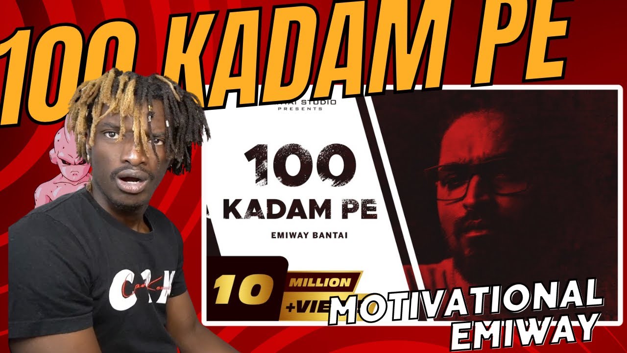 Emiway - 100 Kadam Pe | This Song Motivational | Kala Jatt React