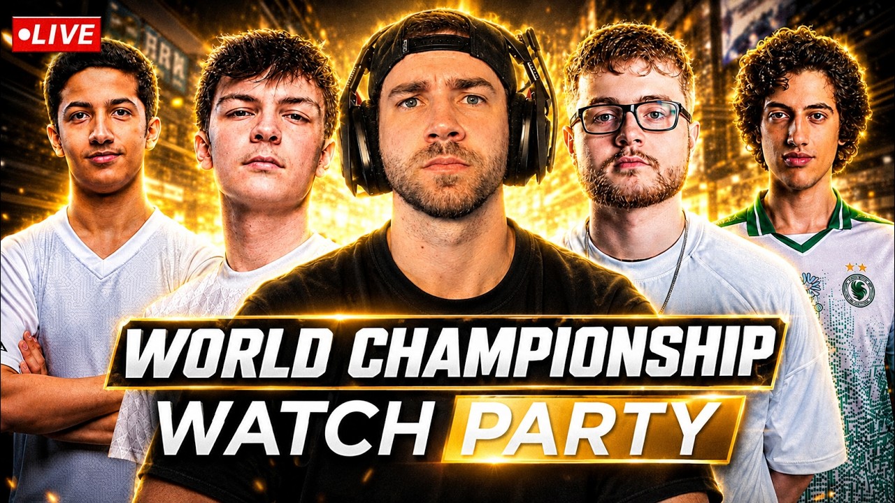 🔴LIVE -🏆OFFICIAL RLCS WORLD CHAMPIONSHIP WATCH PARTY🏆✅DROPS ON TW1TCH!✅👍DROP A LIKE TO HELP ALG!!!👍