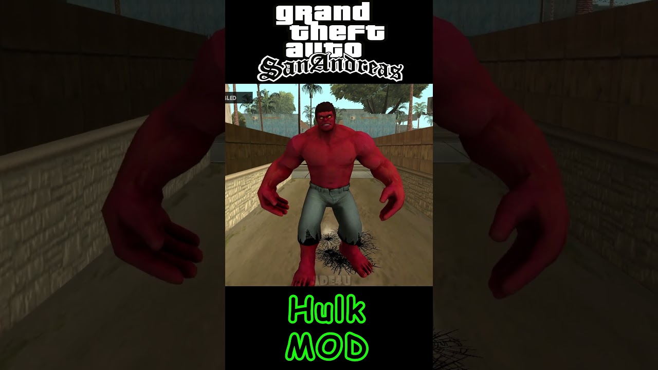 gta sa hulk mod | gta hulk #gtasanandreas #gtasan