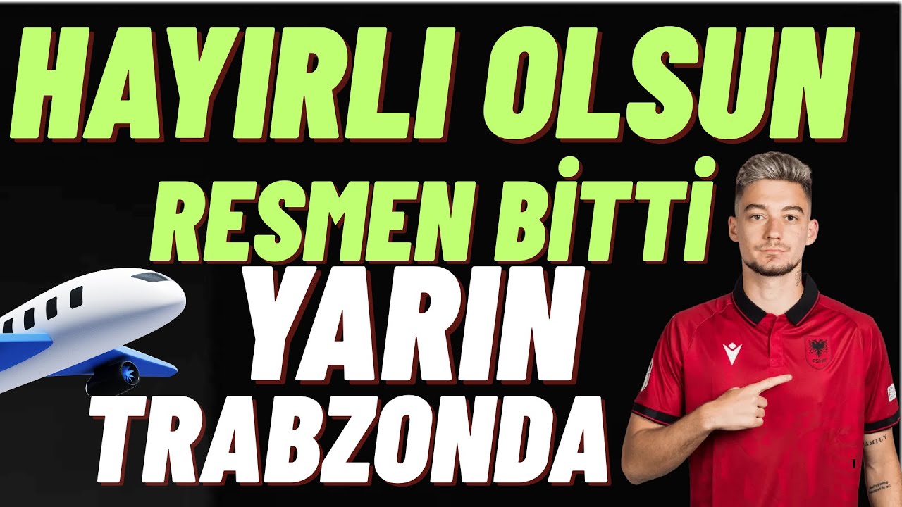 Remzi Giray Kaçar kanalı canlı yayında. transfer resmen bitti Yarın Trabzona geliyor  #trabzonspor