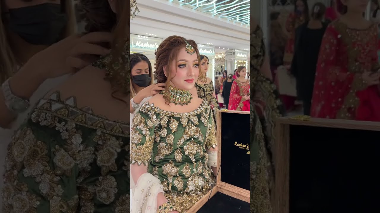 Kashees beutiful jewellery, makeover and Bridal dress #Kashees