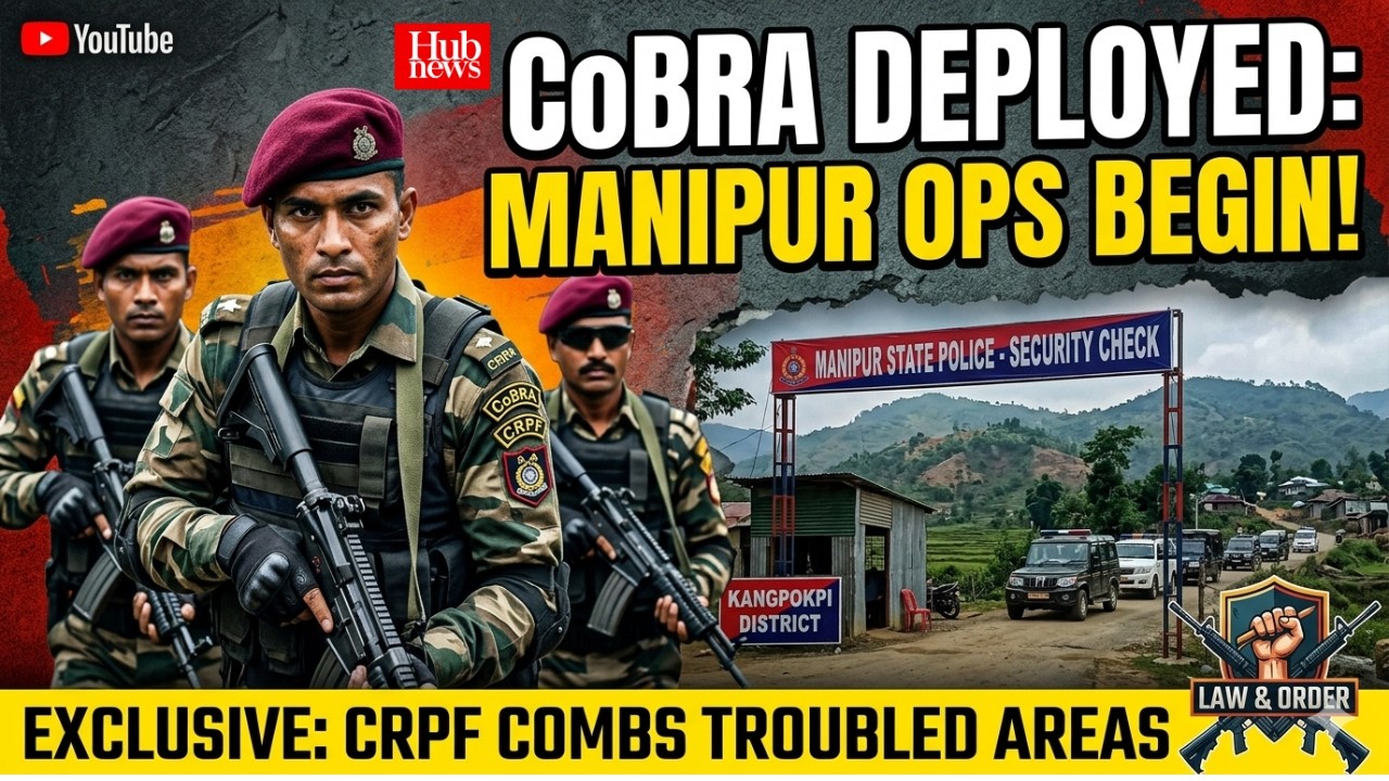 CRPF CoBRA commandos launch extensive security operations in troubled areas of Manipur