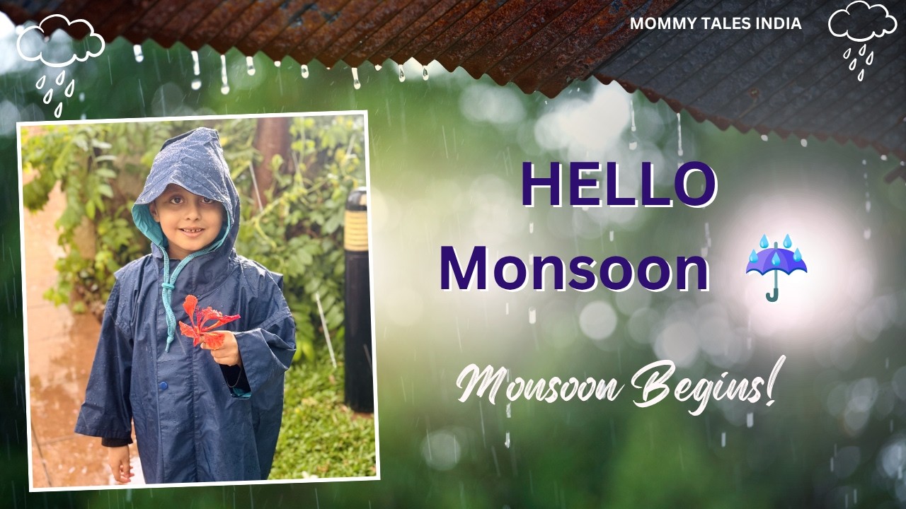 First Rain of 2026 🌧️ | Aveer&rsquo;s Monsoon Adventure 💦 | Mommy Tales India