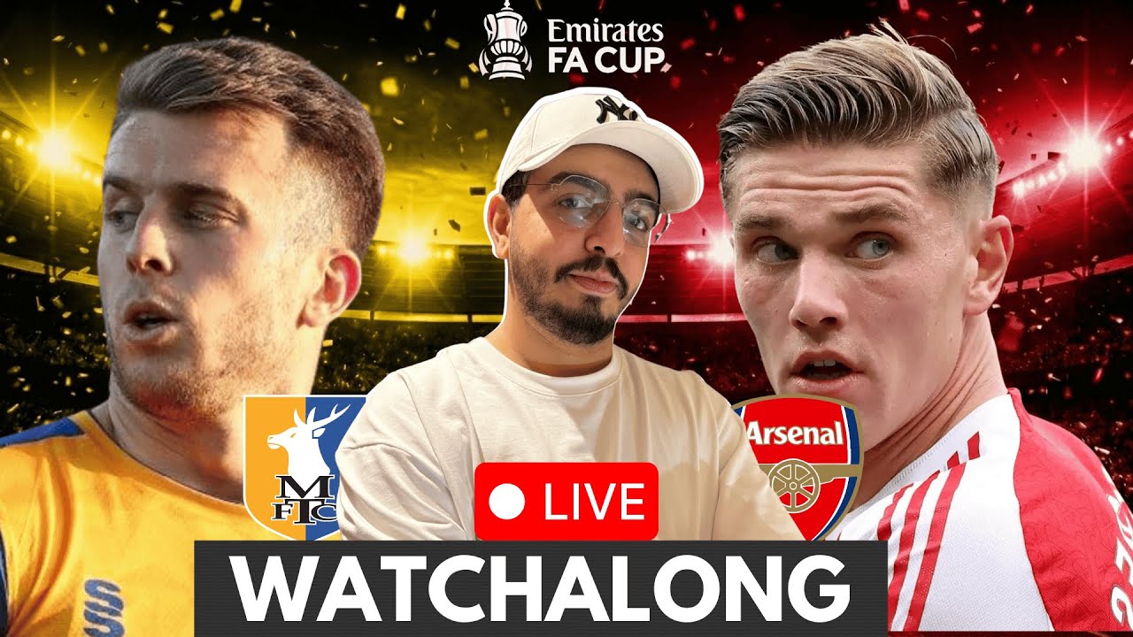 Arsenal vs Mansfield Town 🔴 FA Cup 5th Round LIVE Watchalong | GIANT KILLING or Arsenal Domination?