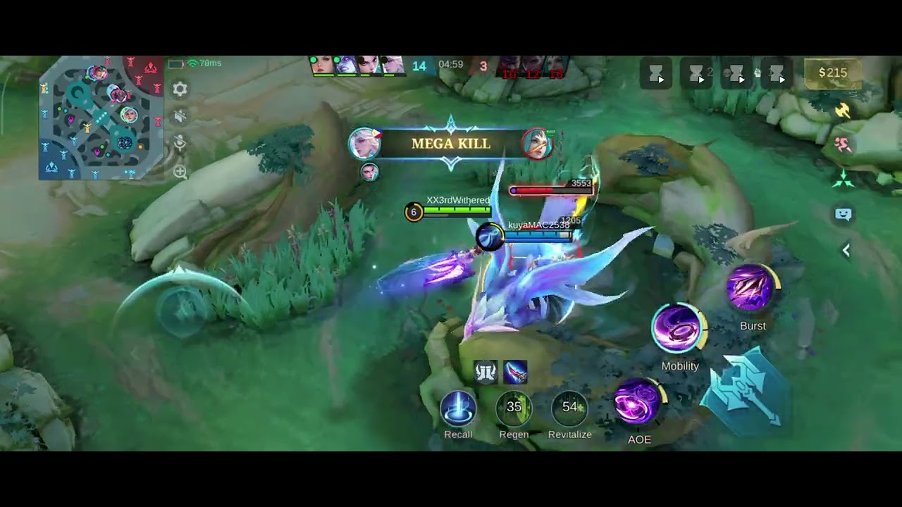 Mobile Legend Gameplay Part 5 (but lag😞)
