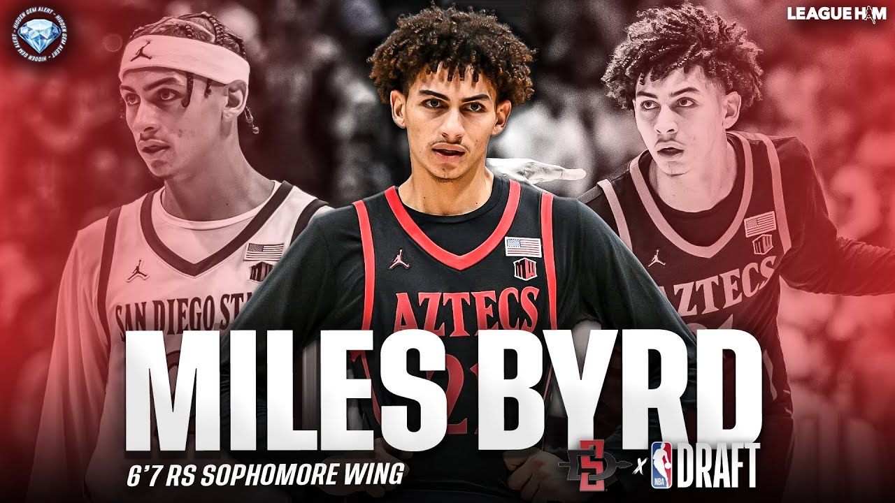 Miles Byrd is a Sleeper NBA Draft Prospect | SDSU Mid Season Highlights