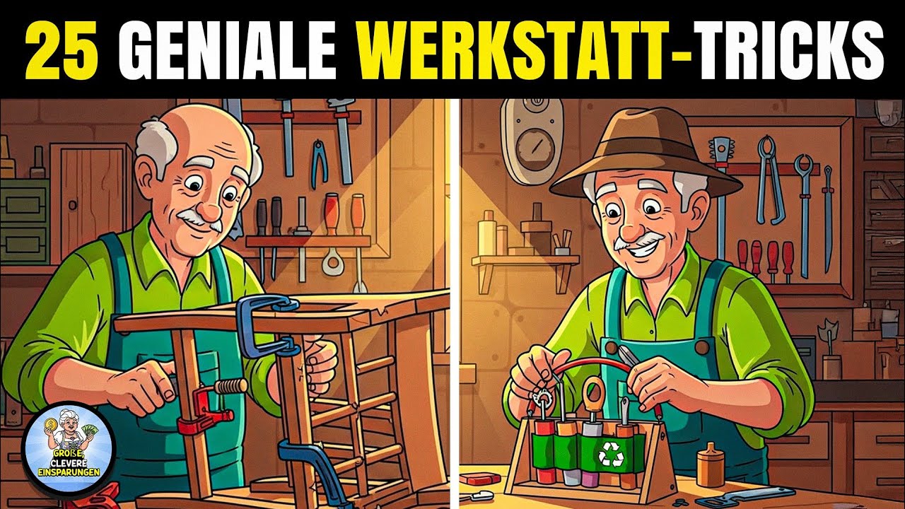 Opas 25 Geniale Werkstatt-Tricks, Die Dich Völlig Umhauen Werden Und Das Leben Einfacher Machen