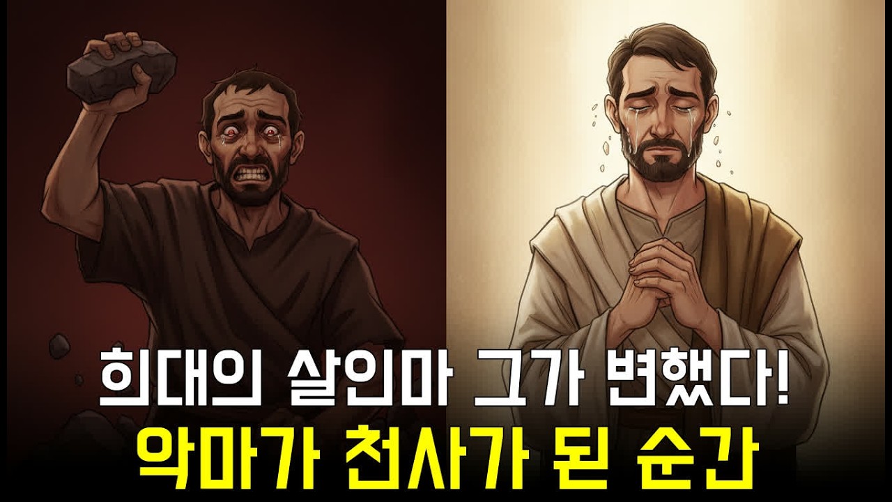 예수 믿는 사람 다 잡아 죽이려던 살인귀가 갑자기 변한 이유 | 사도 바울 1부