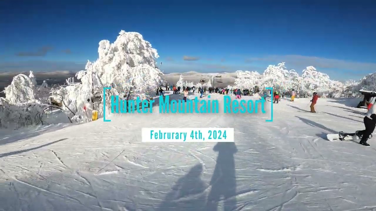 🏂❄️ Unleashing Winter Thrills at Hunter Mountain Resort! 🎿❄️ Following Julia