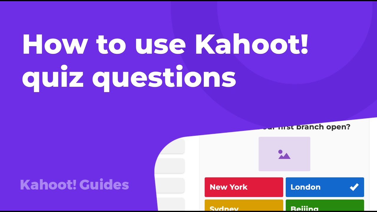 Как использовать вопросы викторины Kahoot!