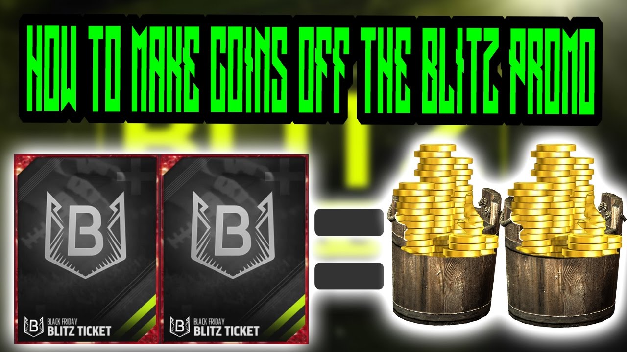 How To Make Coins Off The Blitz Promo In MUT 17!!! Plus How To Get Free Blitz Tickets!!!
