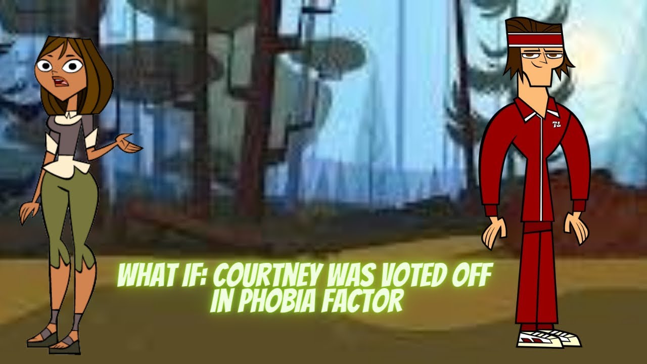 Total Drama What If: Courtney was eliminated in Phobia Factor?