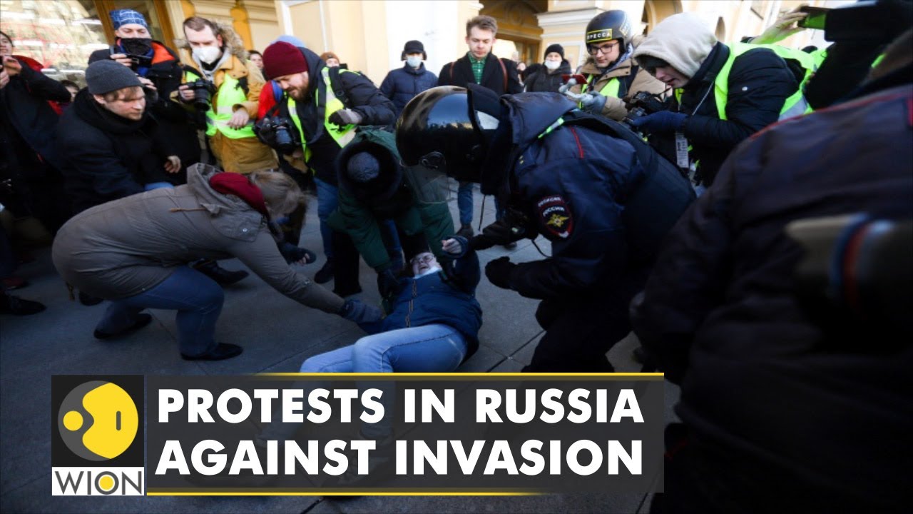 48 cities witness mass protests from Russian citizens against the invasion of Ukraine | English News
