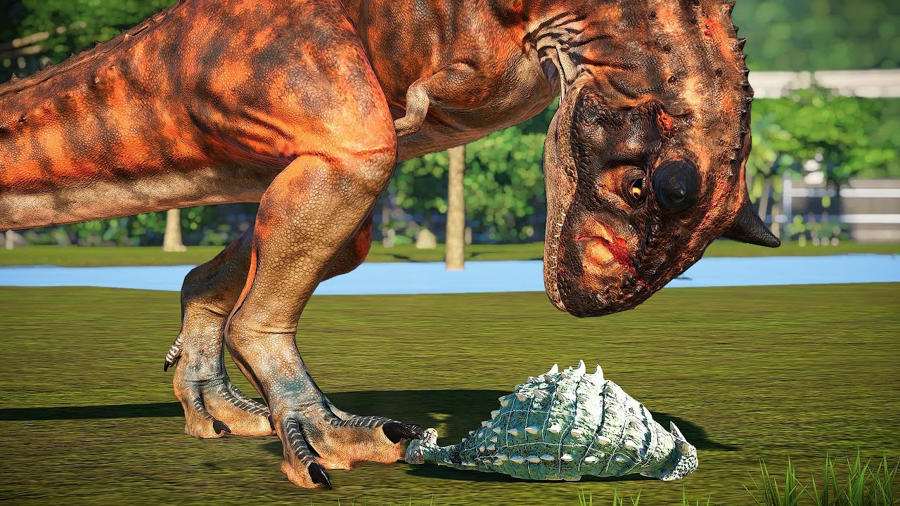 Toro Vs Bumpy | Carnotaurus Vs Ankylosaurus 🌍 Jurassic World Evolution:  Camp Cretaceous