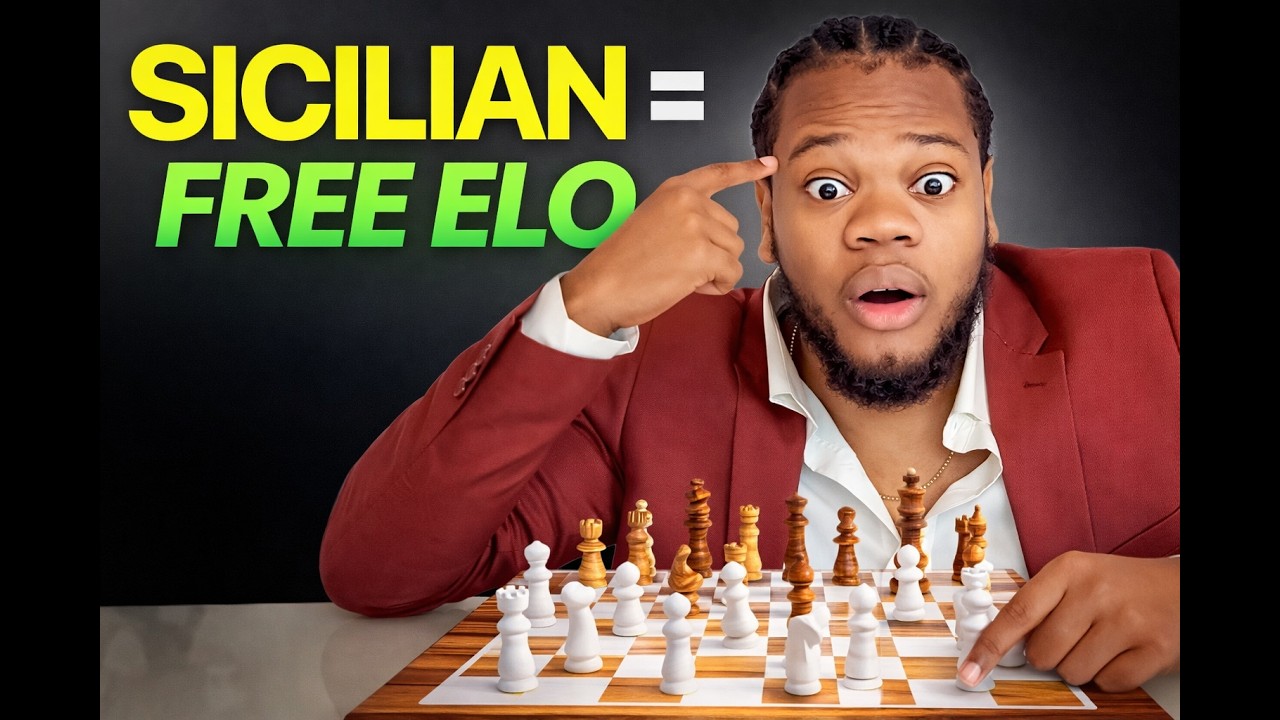 The SICILLIAN DEFENSE is Free Elo (If You Know This)