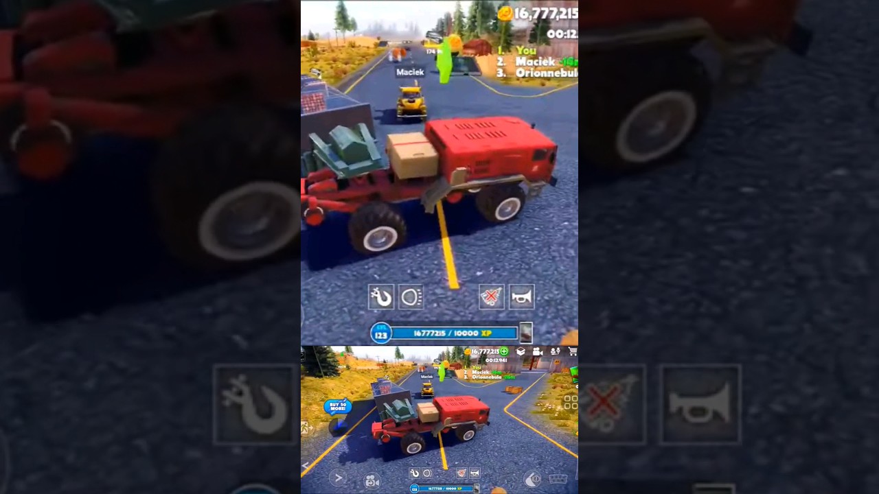 TITAN TRUCK BLOCK OTHER PLAYER DURING THE RACE | OFF THE ROAD