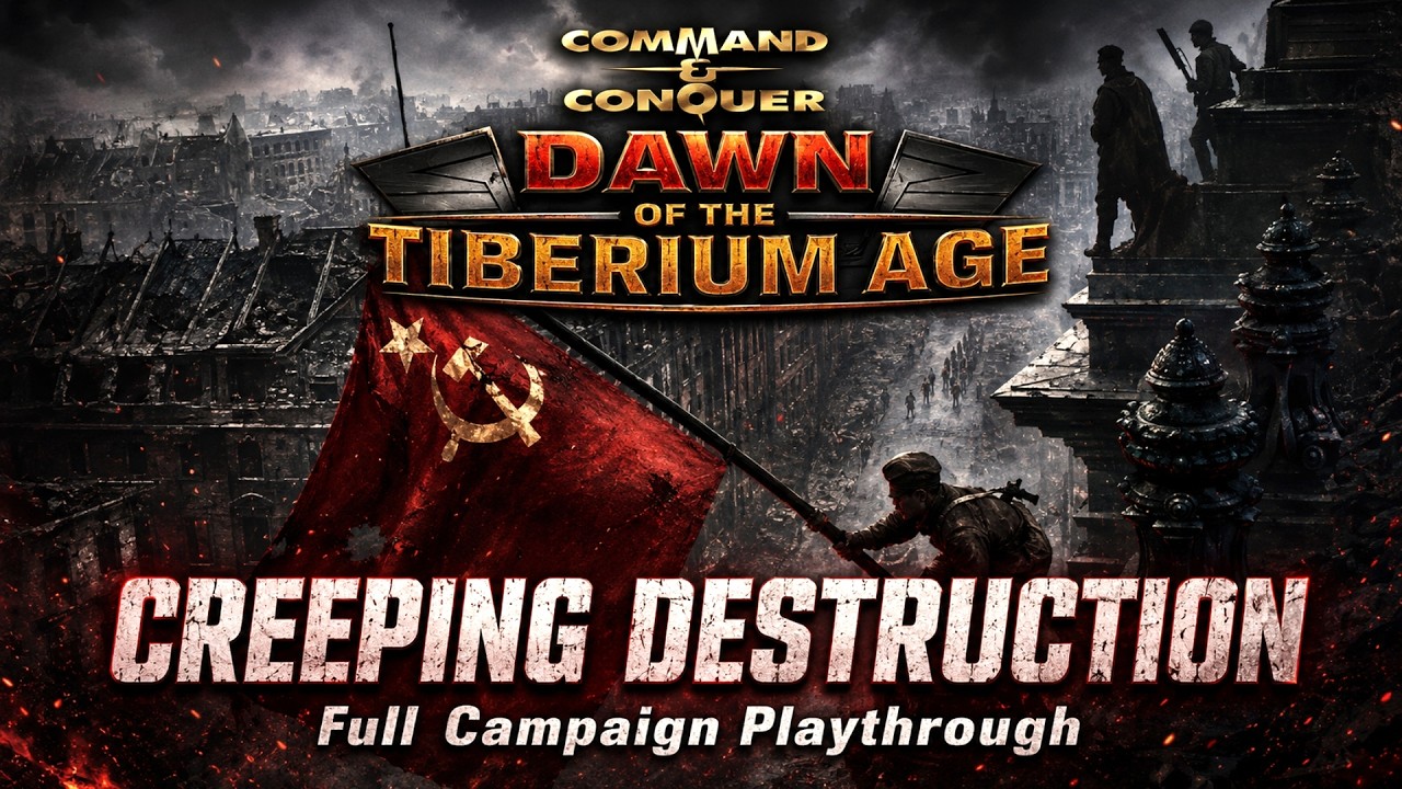 Command & Conquer Dawn of Tiberium Age - Creeping Destruction Campaign - Full Playthrough