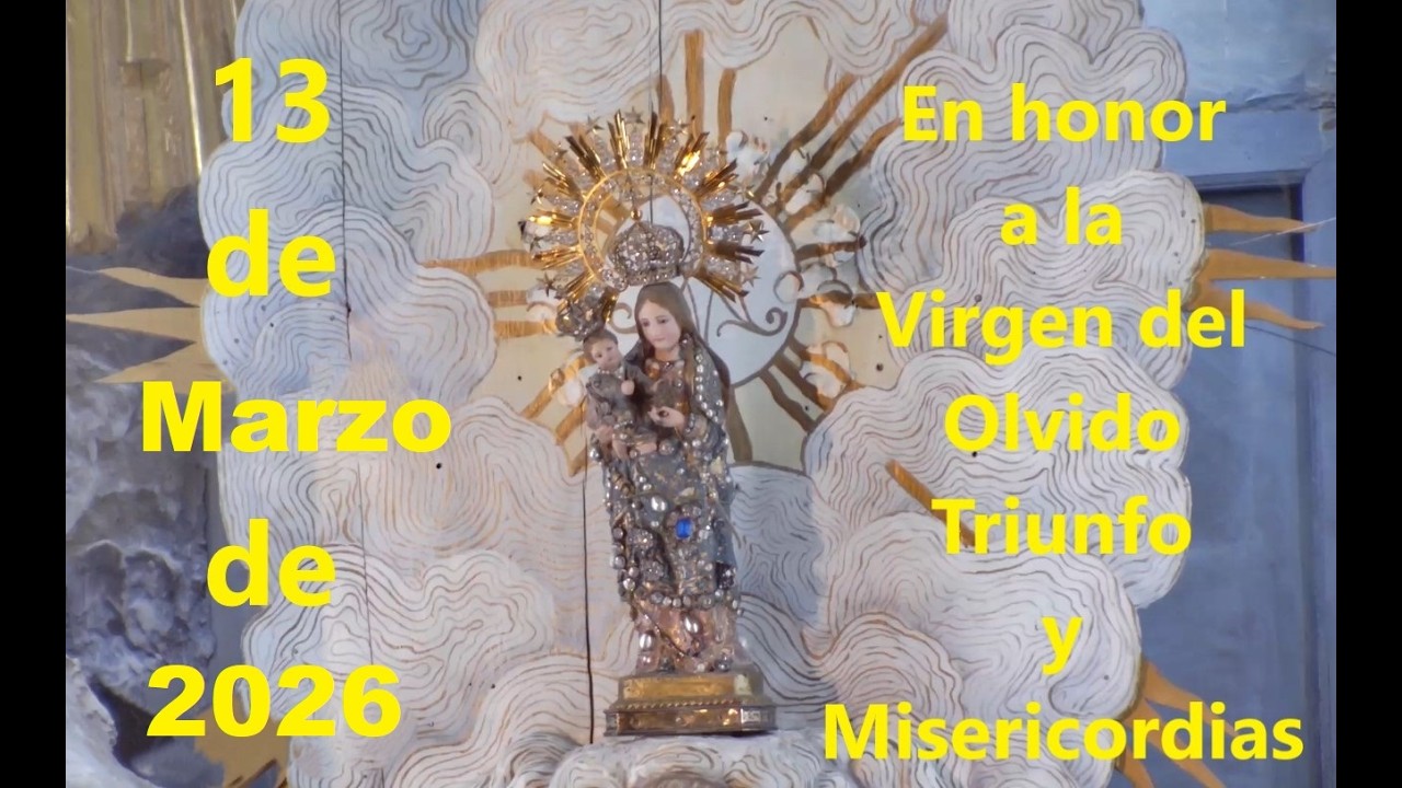 Actos Litúrgicos a las 18,30 h. desde la Iglesia de El Carmen en Guadalajara (España)