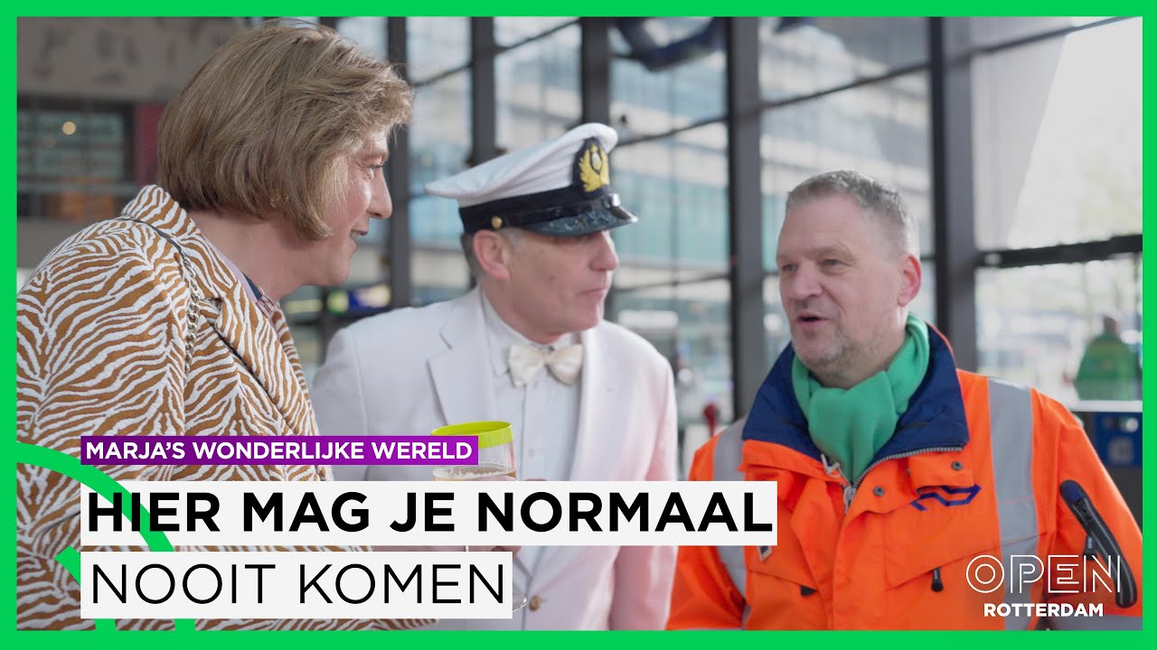 Marja bezoekt de verboden plekken van Rotterdam Centraal | MARJA'S WONDERLIJKE WERELD