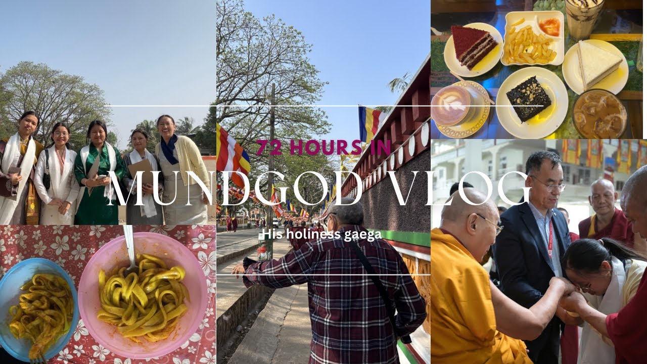 First time to Mundgod | Gyaega 📿| Gompa | tibetan food| Tibetan vlogger 