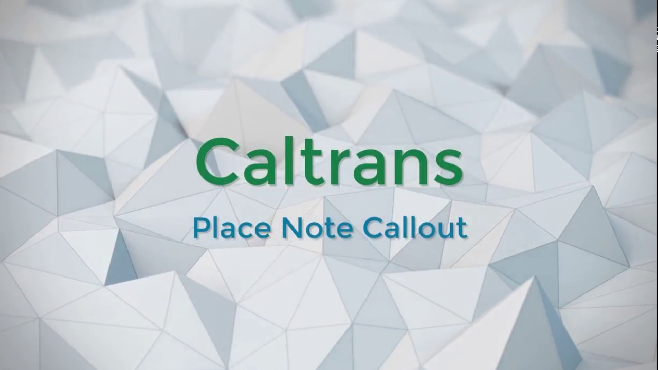 Place Note Tool Callout Option