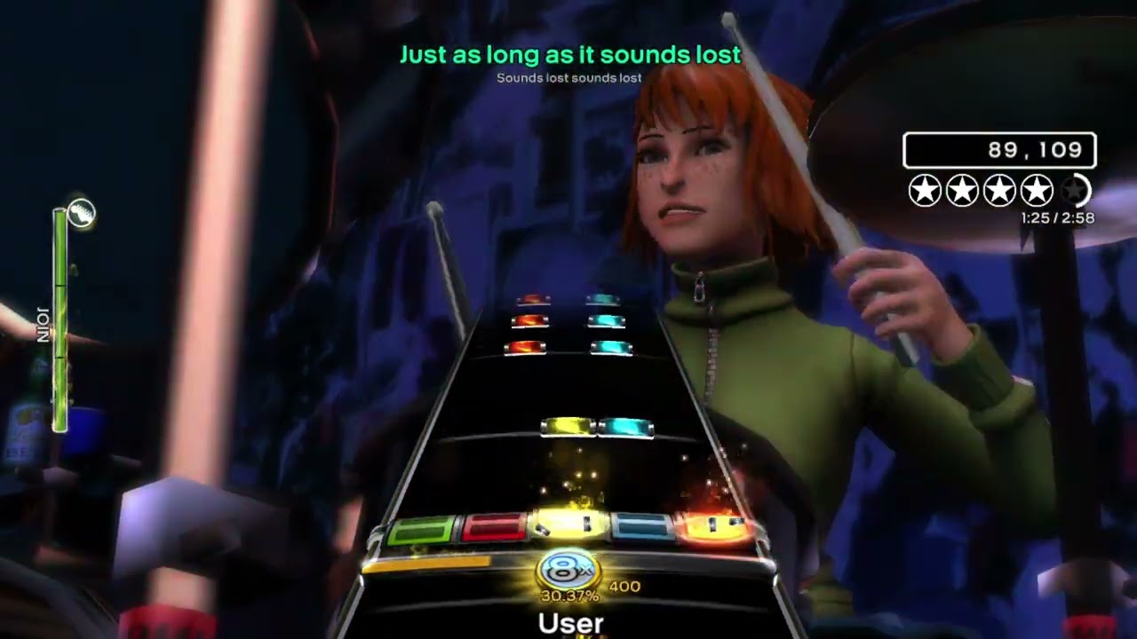 Rock Band 3 Deluxe - Electric Version (RB1 Import) - Guitar (Expert) - 100% FC 5GS