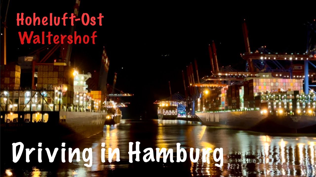 Driving in Hamburg *[Hoheluft-Ost ➡️ Waltershof]*