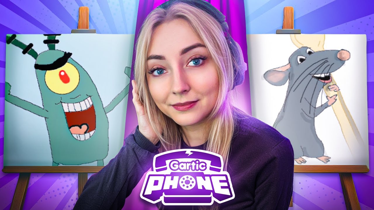 NARYSOWALIŚMY POSTACIE Z KRESKÓWEK W GARTIC PHONE - ANGELA35