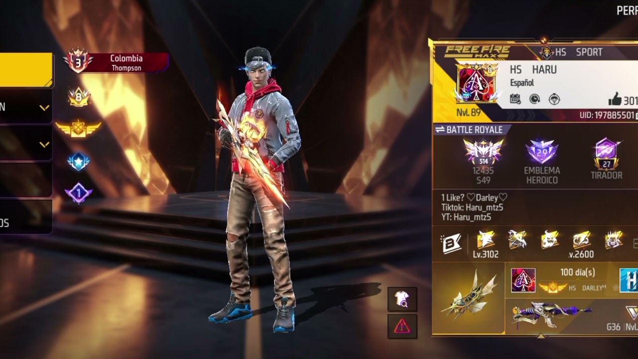 REVISE el PERFIL DE LAS PERSONA. con MAS MEDALLAS EN FREE FIRE y DESCUBRÍ  TODO ESTO¡*