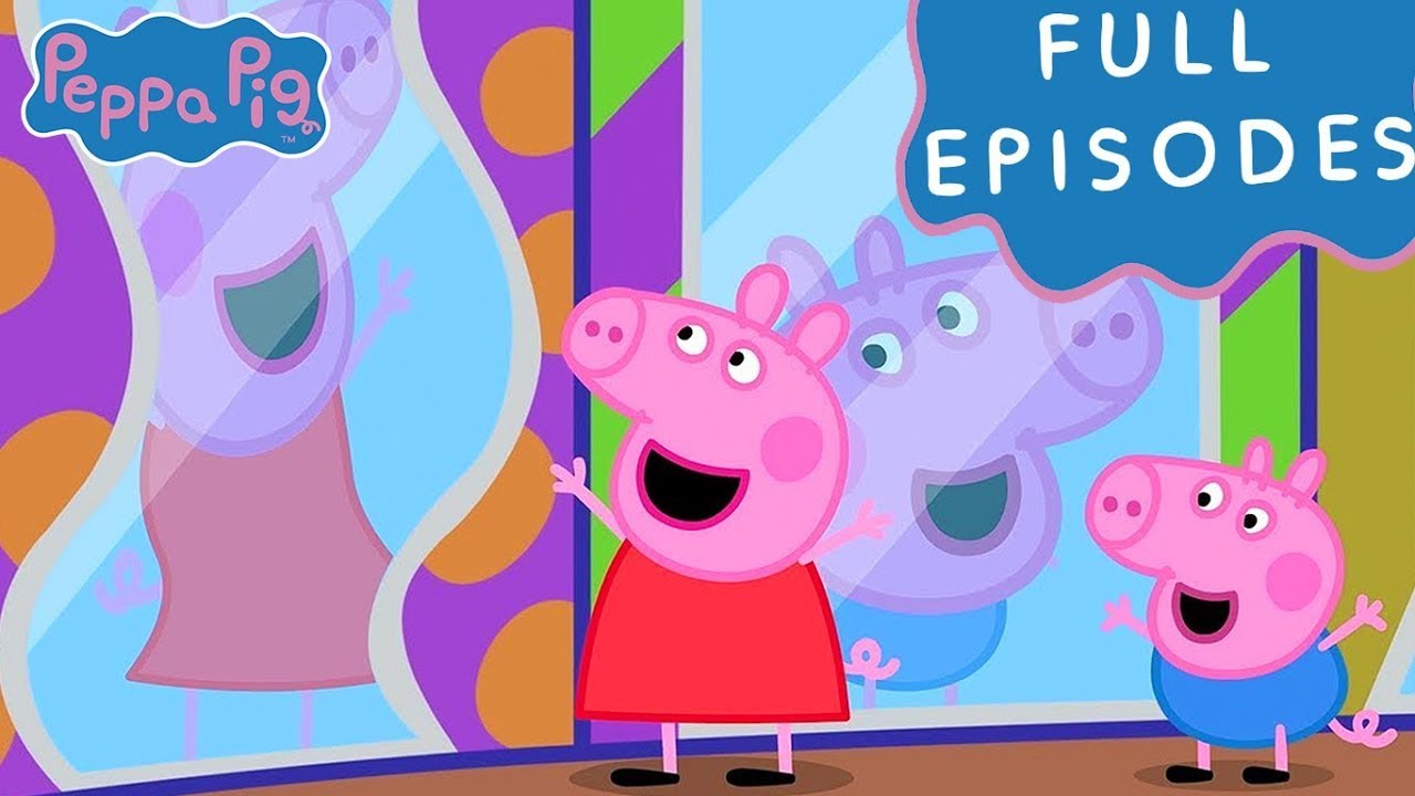 Peppa Pig & The Funhouse Mirrors! | Peppa Pig | Full Episodes | Kids Cartoons