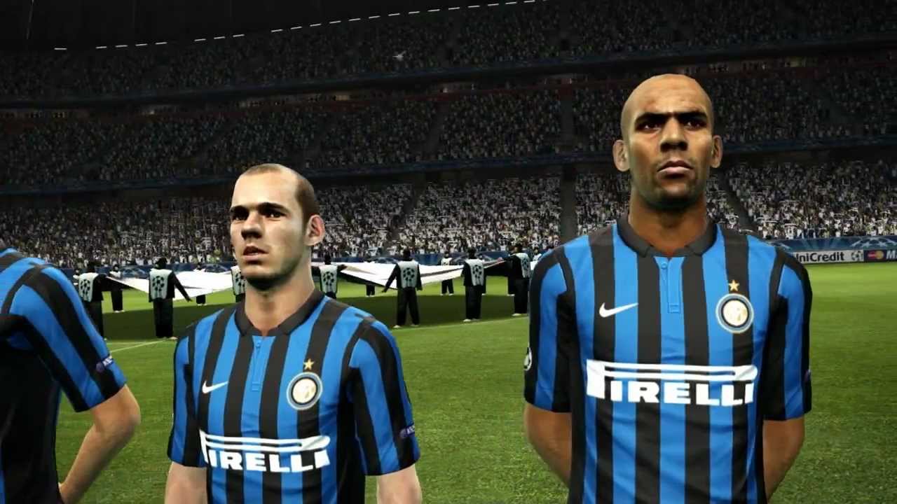 PES 2012 UEFA Champions League Final Pre-Match + Title Celebration + Highlights - HD