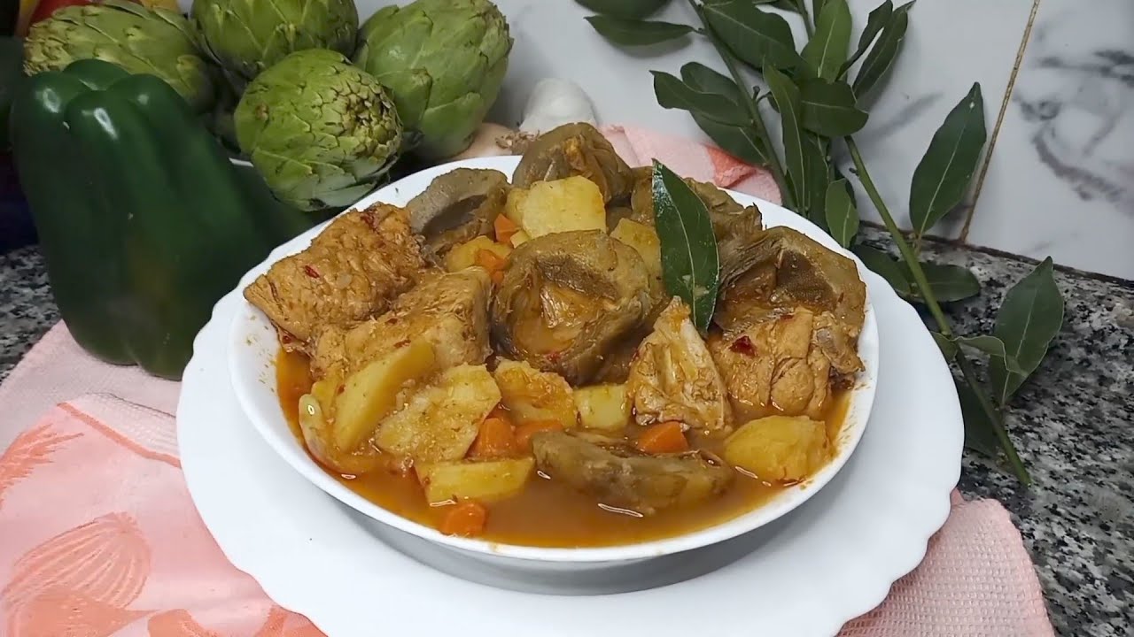 # guisado#de#pollo#con#patatas#y#alcachofas