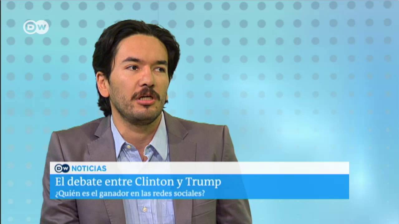 El debate entre Clinton y Trump en redes sociales