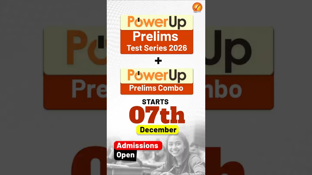 Power Up Prelims Test Series for UPSC Prelims 2026 | Vajiram and Ravi