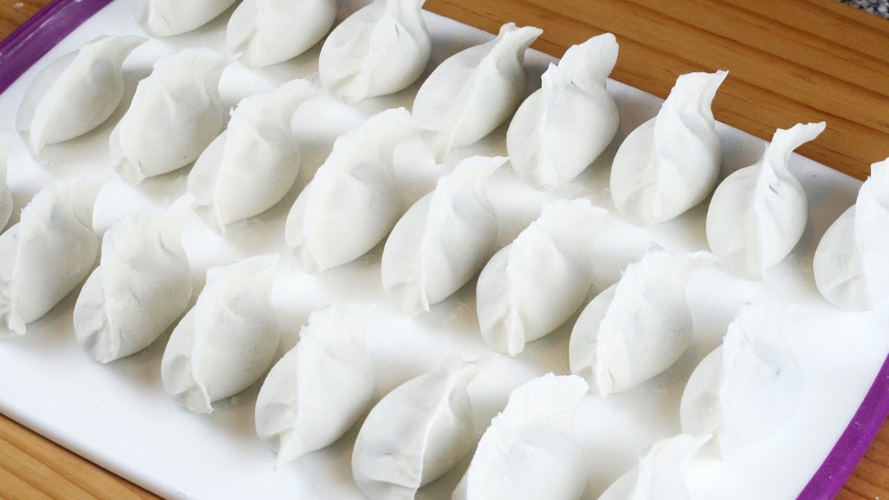 No Binder Gluten Free Pork and Chive Chinese Dumplings from Scratch [Dairy Free]