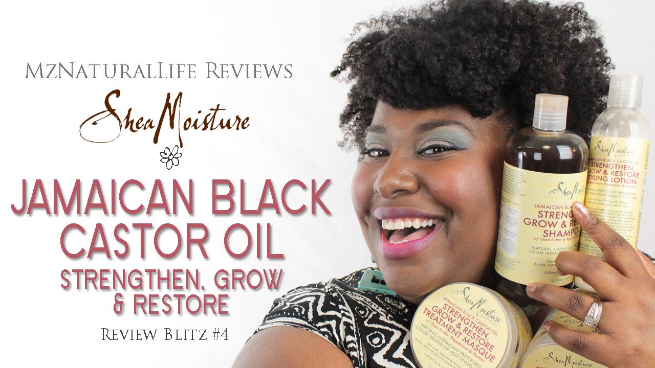 MzNaturalLife Reviews: Shea Moisture Jamaican Black Castor Oil Line {Review Blitz #4]