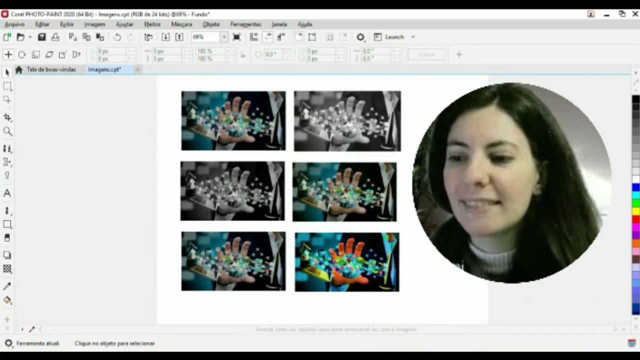 Aplicando ajuste de imagens com o Corel Photo Paint