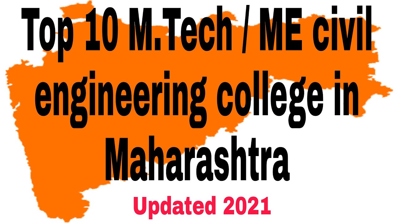 Top 10 M.Tech / ME Civil engineering college in Maharashtra #mtech #ME #civil #engineering