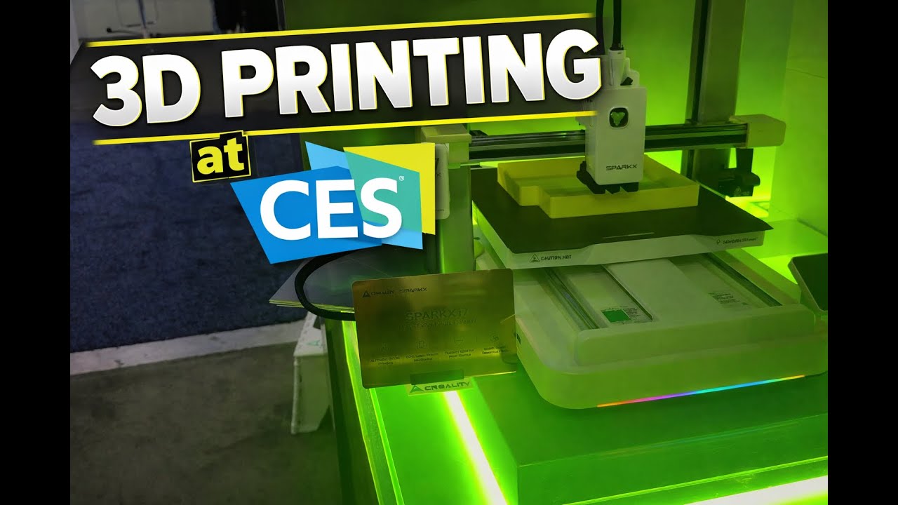 3D-печать на CES | Новые продукты появятся в 2026 году