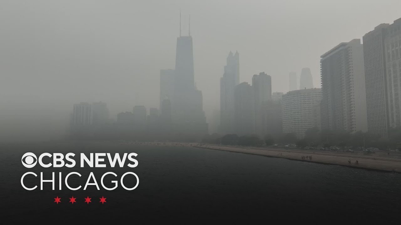 Chicago's air quality the worst in the world as Canadian wildfire smoke blankets area