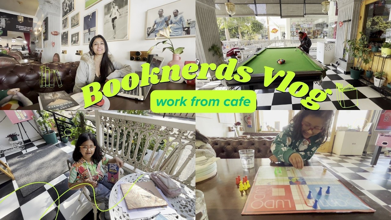 Booknerds Vlog | Work From Cafe