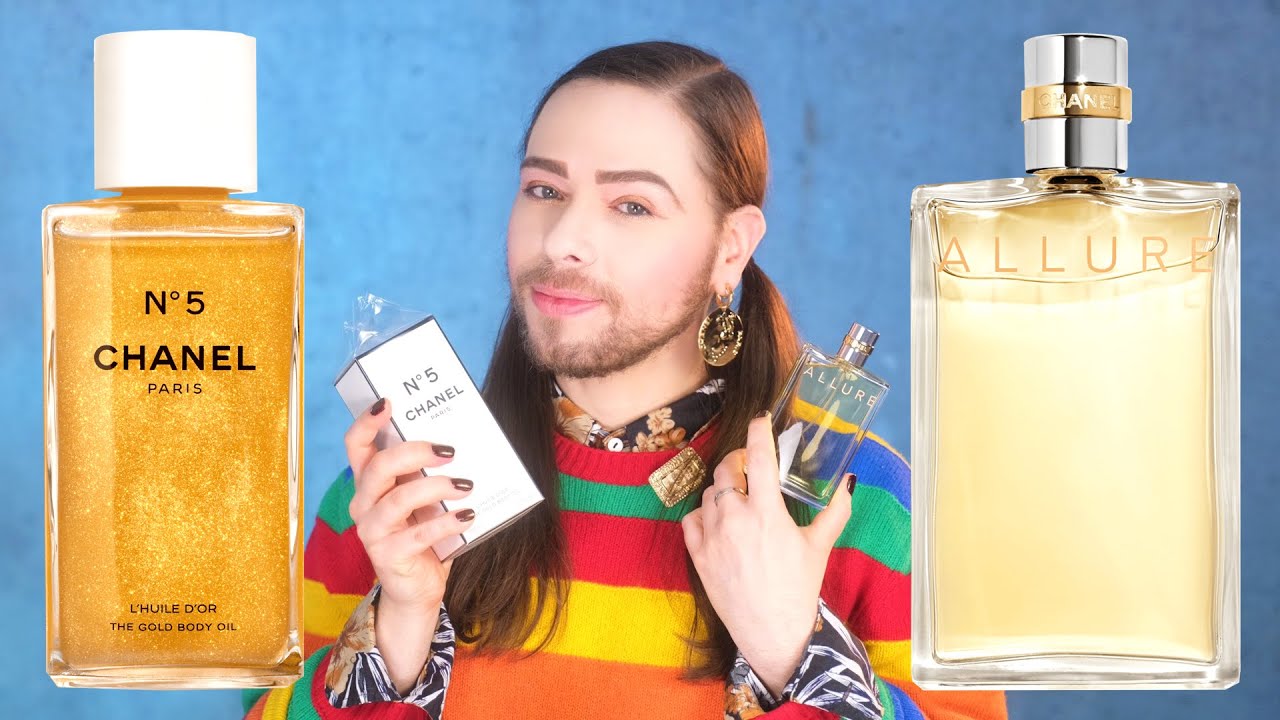 Распаковка духов Chanel Allure и масла для тела No5 Gold, первые впечатления и подарок в виде сне...