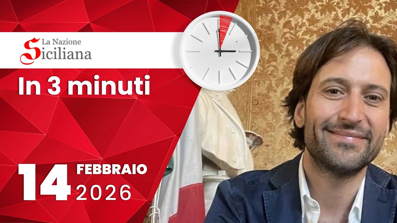 “IN TRE MINUTI” NOTIZIARIO DEL 14 febbraio 2026